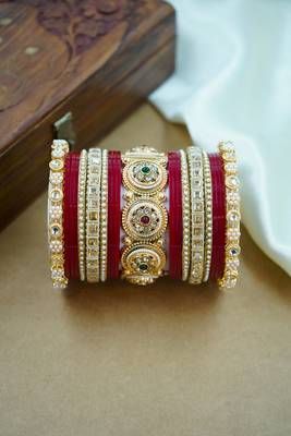 Traditional heritage punjabi chooda with kada 1