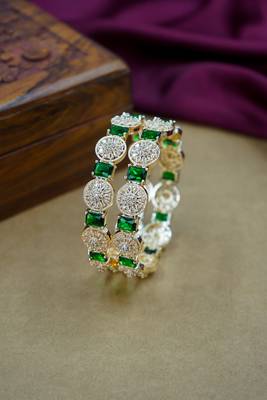 Green premium ad bangles for women 2