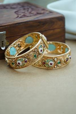 Traditional copper kada for women 2