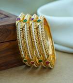 Traditional pearl & gold heritage bangles