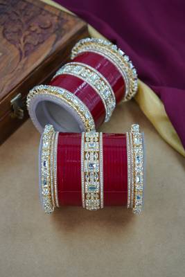 Modern punjabi wedding chuda set 3