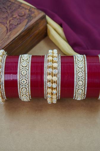 Designer punjabi chuda for brides