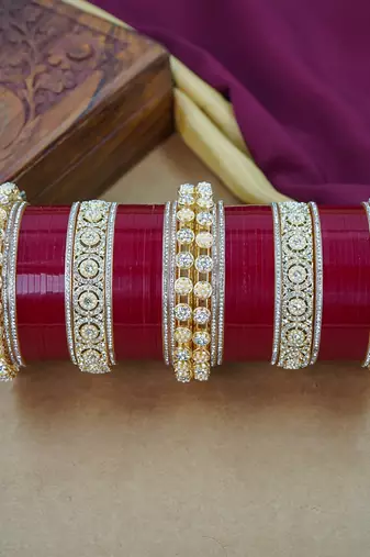 Designer punjabi chuda for brides