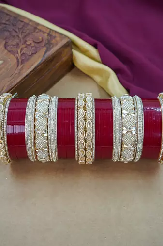 Traditional punjabi bridal chooda