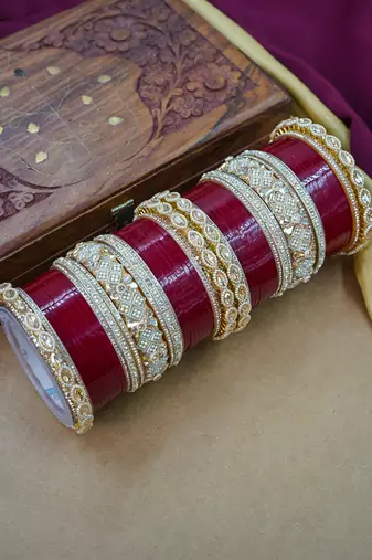 Traditional punjabi bridal chooda