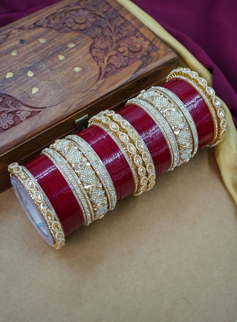 Traditional punjabi bridal chooda