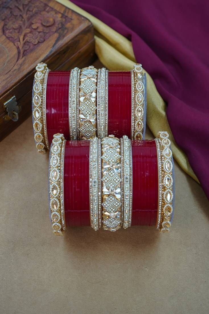 Traditional punjabi bridal chooda