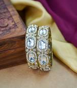 Antique finish kundan kada