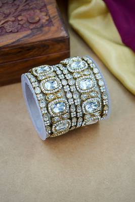 Traditional kundan antique bangles collection 2