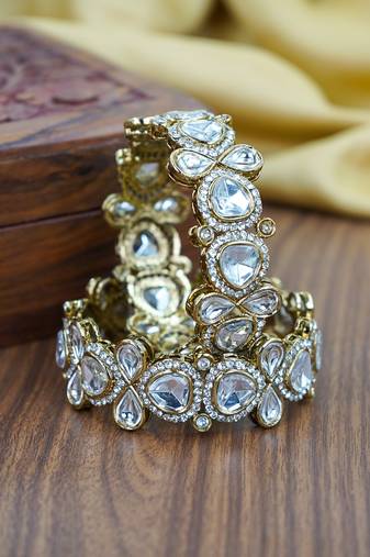 Designer kundan kada for women