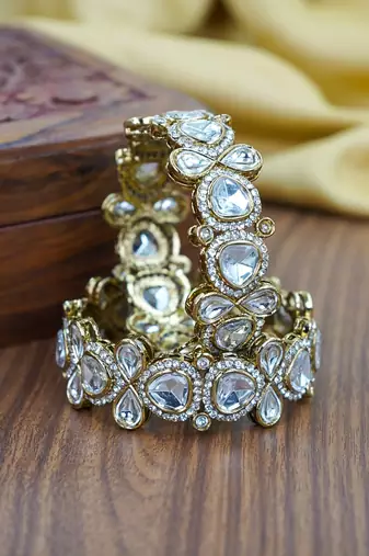 Designer kundan kada for women