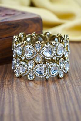 Designer kundan kada for women 3