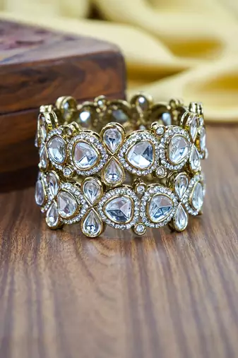 Designer kundan kada for women