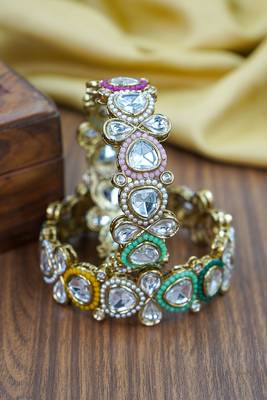 Multy designer kundan kada for women 2