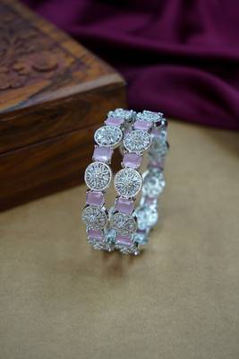 Pink premium ad bangles for women 3