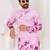 Men's stylish pink & purple floral printed cotton kurta for festive & casual wear