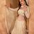 Beige Georggete Lehenga Set With White Sequin And Cutdana Work