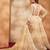 Beige Georggete Lehenga Set With White Sequin And Cutdana Work