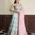 Light Sea Green Georgette Sequins And Bead Lehenga Set