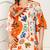 abstract print flared rayon dress for women