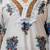 white floral cotton kurta pant set with dupatta
