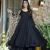 black roman silk gown set
