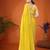 lemon saree look rich georgette  silk blend with beautiful tone