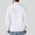 Pier seven men white solid casual cotton shirt with embroidered detailing – regular fit, full sleeve