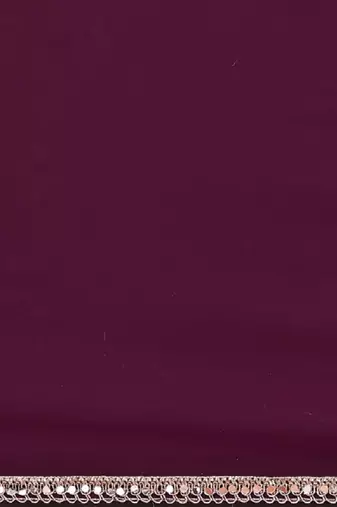 purple saree look rich georgette  silk blend with beautiful tone