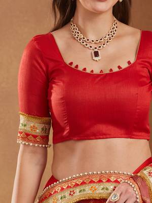 bandhej mose chiffon saree with banglori art silk blouse 5