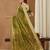 bandhej mose chiffon saree with banglori art silk blouse