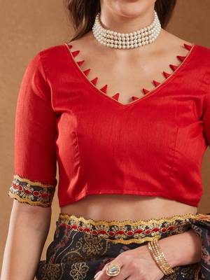 exclusive georgette bandhej foil print saree with banglori art silk blouse 5