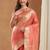 assam art silk saree with zari temple border & unstitched blouse