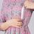 Women floral printed round neck pure cotton maternity dress