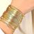american diamond ad stone gold-plated daily wear adjustable cuff bangle bracelet