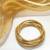 korean rope style gold-plated daily wear bangle bracelet for girls