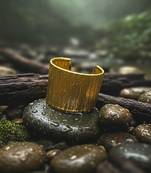 western daily wear gold-plated adjustable cuff bracelet