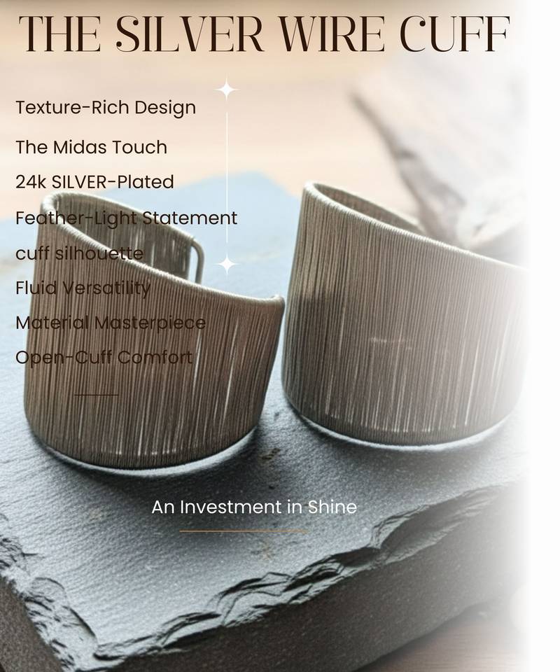 combo of two western daily wear rhodium-plated adjustable cuff bracelet