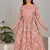 Women floral printed round neck  cotton maternity dress