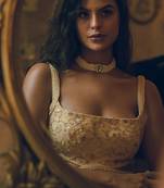 gold embroidered net lehenga set