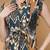 Women rayon mustard abstract print a-line dress