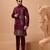 Maroon viscose silk premium thread with sequins embroidered work wedding festival party wear straight kurta with jacket