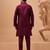 Maroon viscose silk premium thread with sequins embroidered work wedding festival party wear straight kurta with jacket