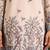 Beige viscose silk thread & sequins embroidered work wedding festival marriage party wear straight mens kurta
