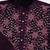 Purple viscose silk real mirror with thread & sequins embroidered work festival marriage party wear straight mens kurta