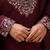Maroon viscose silk thread & sequins embroidered work function festival marriage party wear straight kurta dupatta