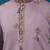 Dusty pink viscose silk thread & sequins embroidered work festival marriage function party wear straight mens kurta
