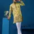 YELLOW VISCOSE SILK THREAD & SEQUINS EMBROIDERED WORK WEDDING FESTIVAL MARRIAGE FUNCTION PARTY WEAR STRAIGHT MENS KURTA