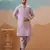 LAVENDER VISCOSE SILK THREAD WITH SEQUINS EMBROIDERED WORK WEDDING FESTIVAL PARTY WEAR STRAIGHT KURTA WITH JACKET