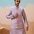 Lavender viscose silk thread with sequins embroidered work wedding festival party wear straight kurta with jacket
